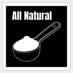 All Natural Creatine Monohydrate Workout Gear Magnet